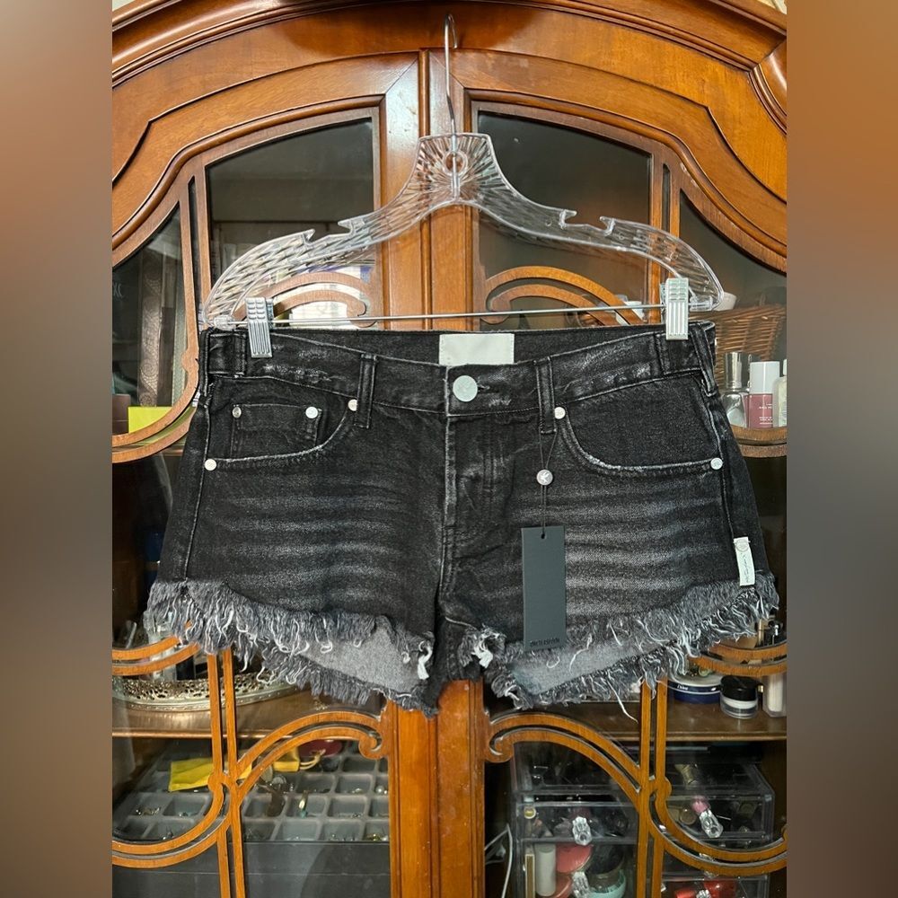 🌼 FINAL PRICE One Teaspoon Black Sea NO 2s Duke Low Rise Denim Shorts - Picture 4 of 6